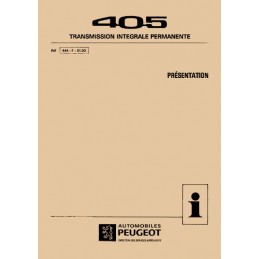 Manuel Technique 405 Turbo 16