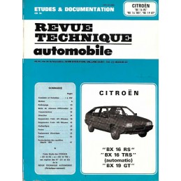 Revue Technique BX16 BX19