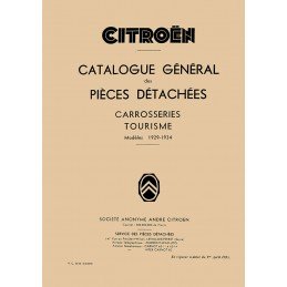 Catalogue Pieces Carrosserie