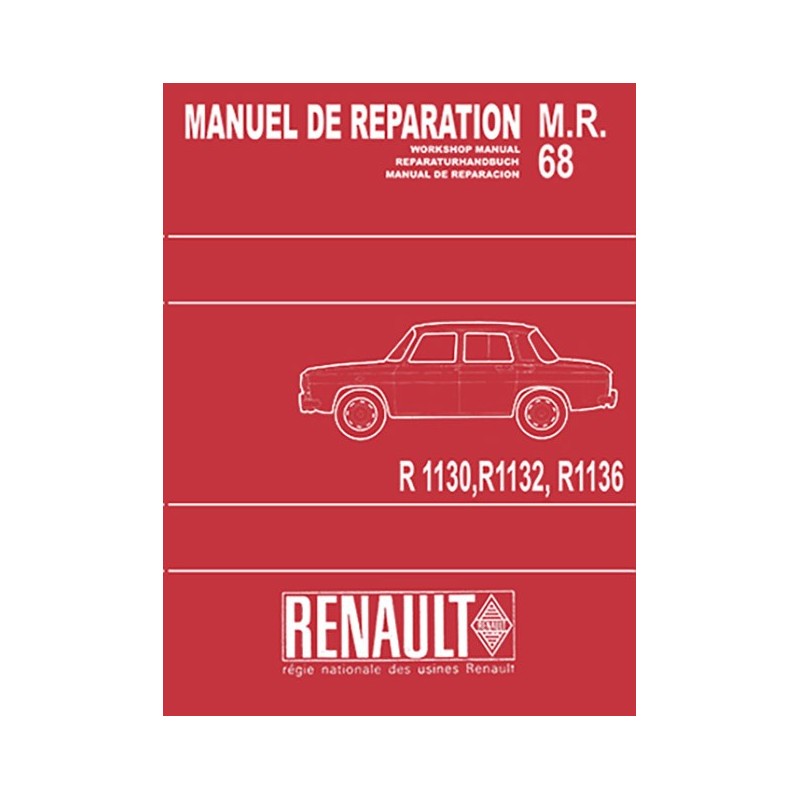 Manuel Reparation R 1130 / 32 / 36 Manuel Reparation R 1130 / 32 / 36