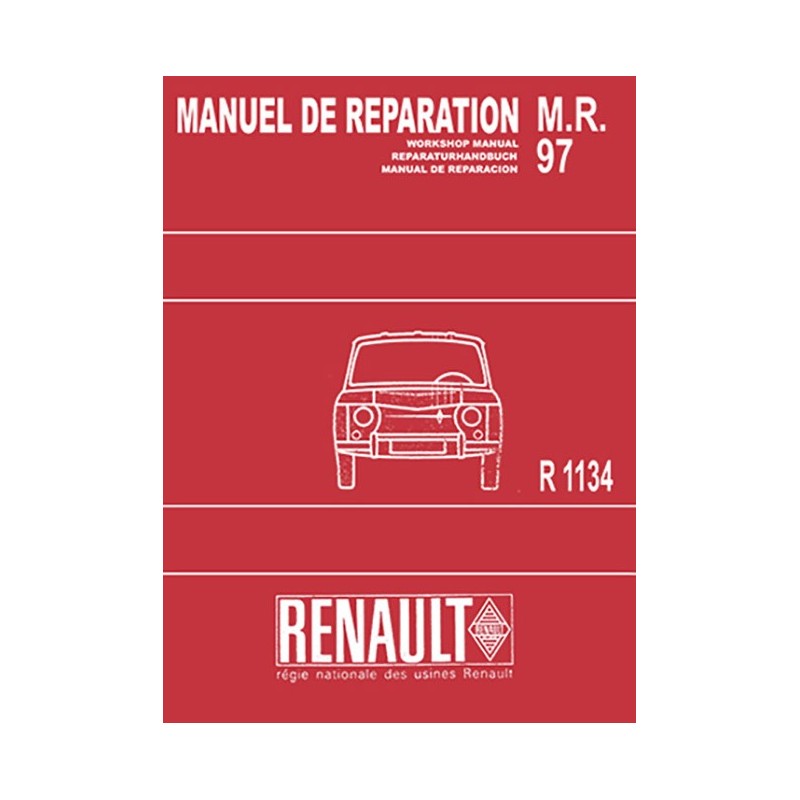 Manuel de Reparation R 1134