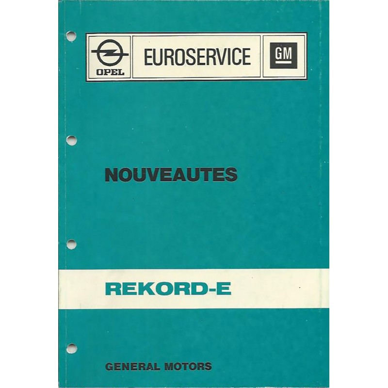 Manuel Reparation Rekord E Manuel Reparation Rekord E
