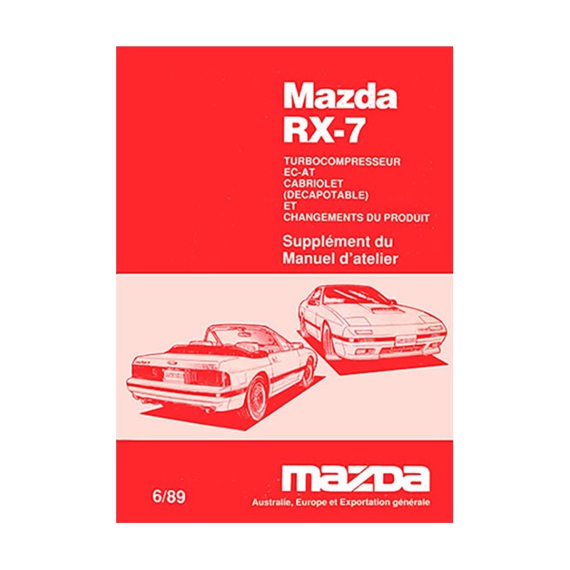 Manuel Reparation RX7 Turbo MK2