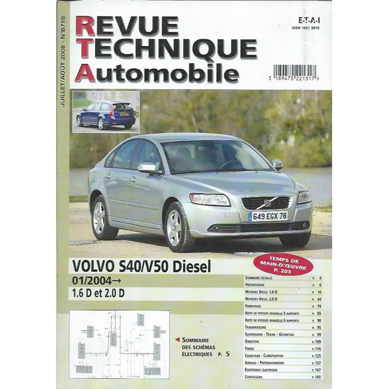 Revue Technique S40 / V 50 Revue Technique S40 / V 50