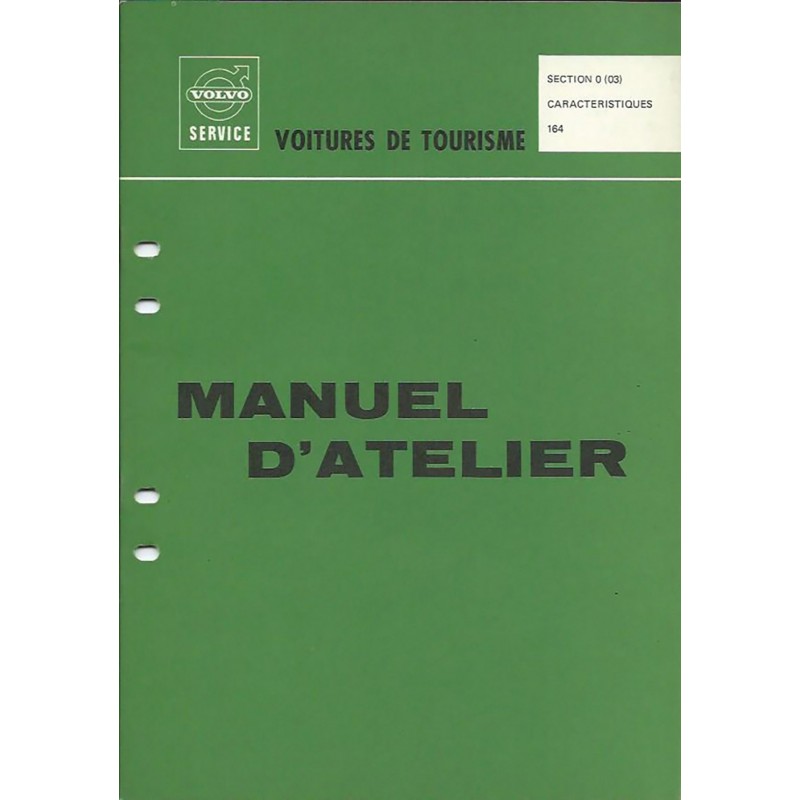 Manuel d Atelier Caracteristiques