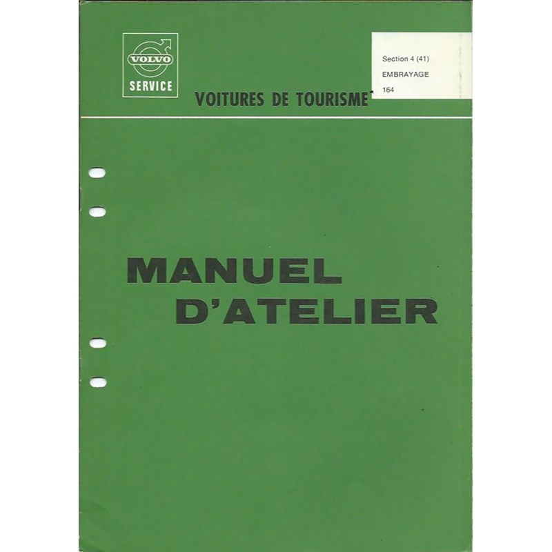 Manuel d Atelier Embrayage 164
