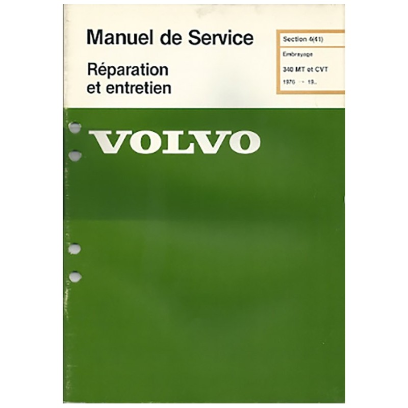 Manuel Reparation Embrayage