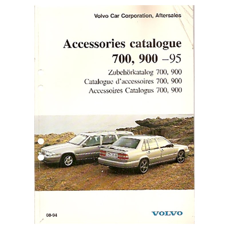 Catalogue Accessoires 1995
