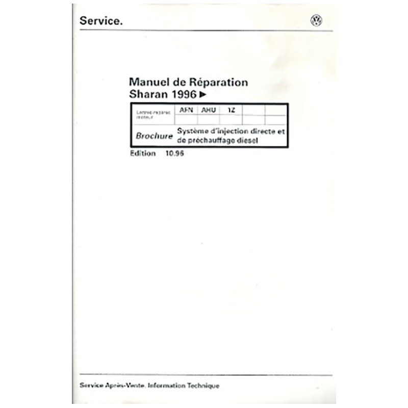 Manuel Reparation Injection