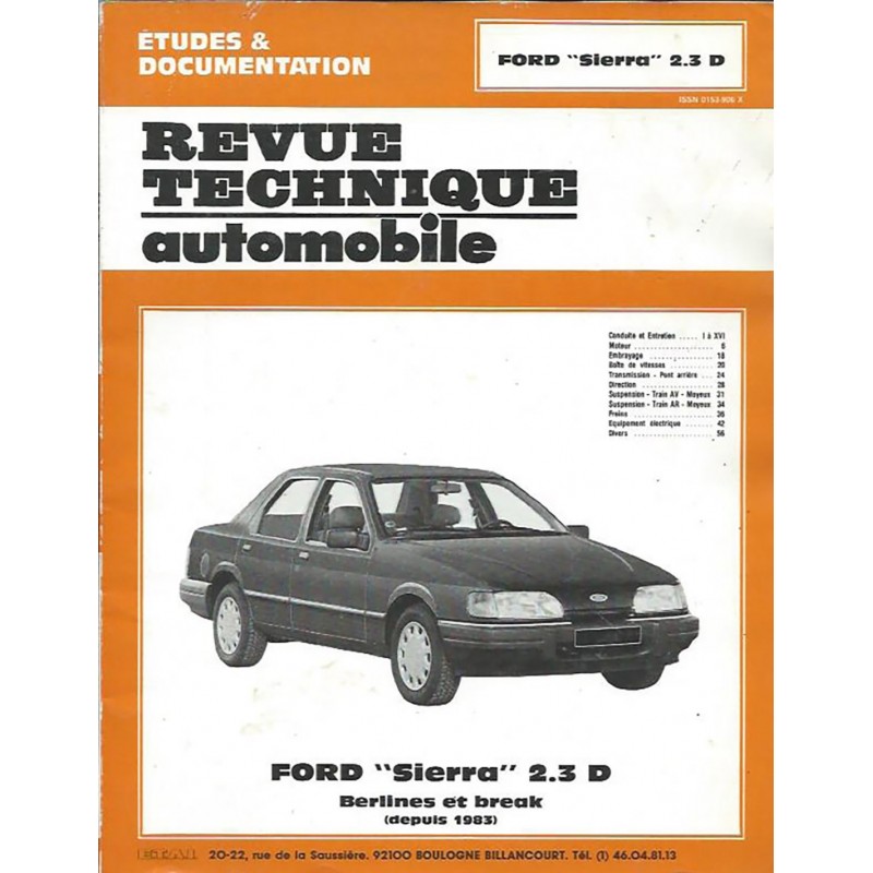 Revue Technique 1988 Revue Technique 1988