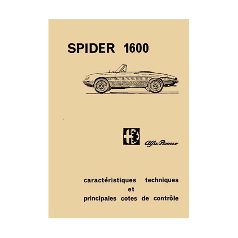 Manuel Technique Spider 1600