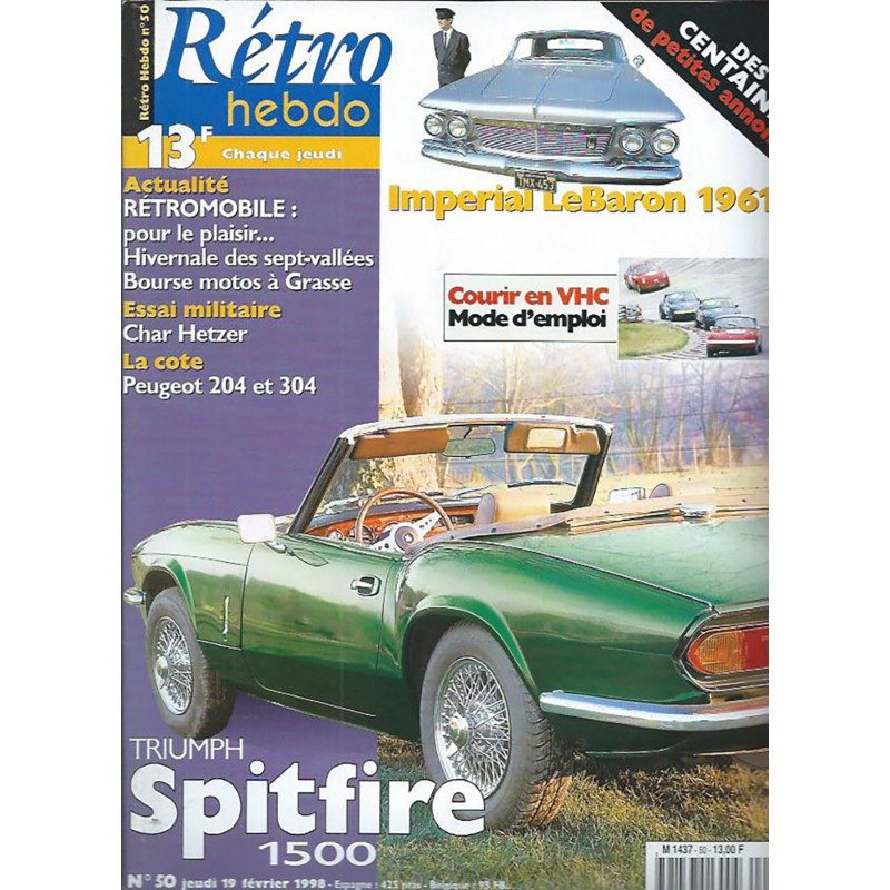 Retro Hebdo N° 50 Retro Hebdo N° 50