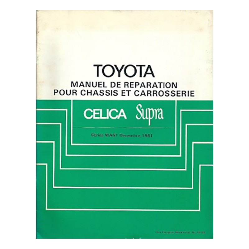 Manuel Atelier Mecanique 1981
