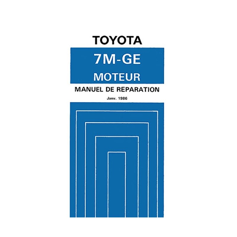 Manuel Atelier Moteur 7M-GE