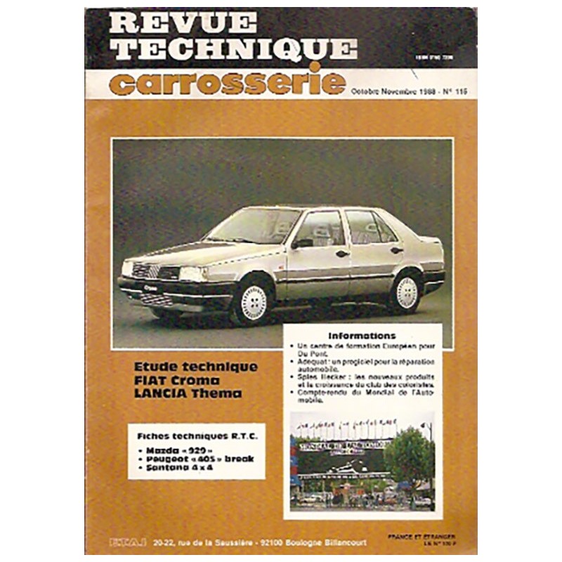 Revue Technique Carrosserie Revue Technique Carrosserie