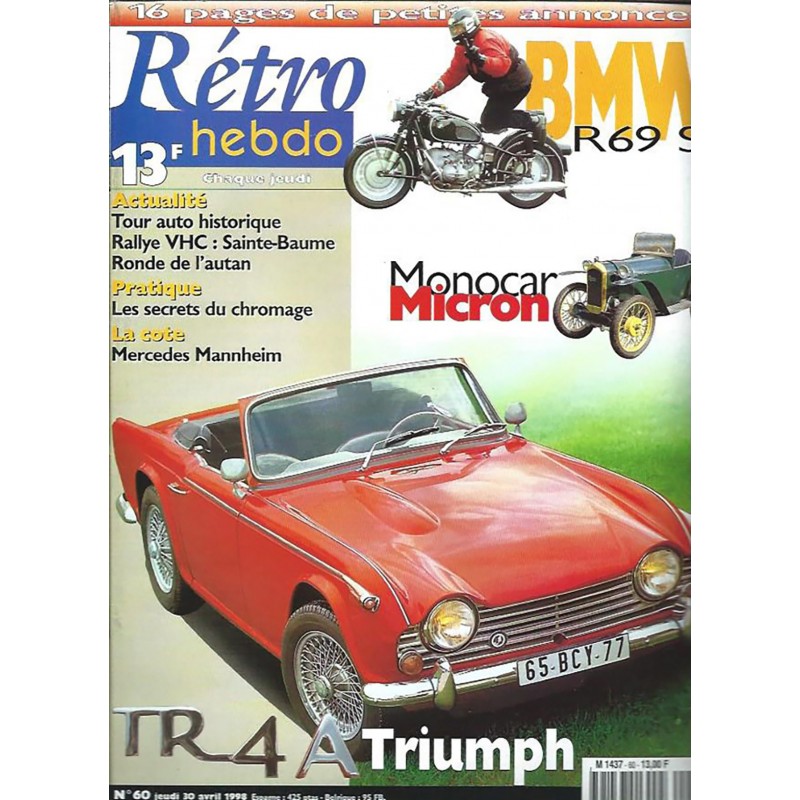 Retro Hebdo N° 60