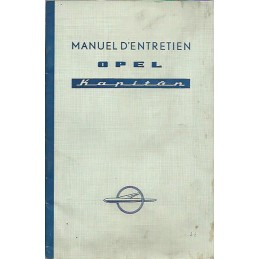 Notice d' Entretien 1958