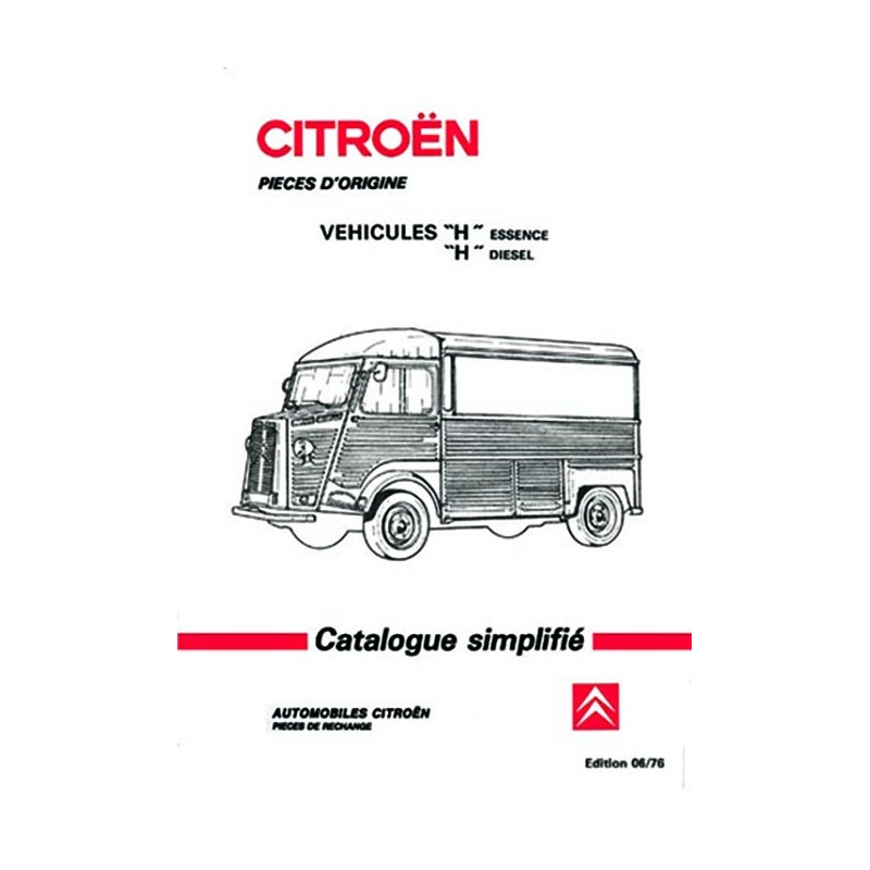 Catalogue Pieces Detachées (1976) Catalogue Pieces Detachées (1976)