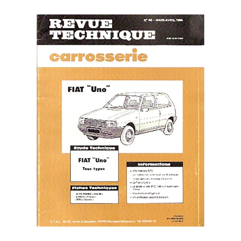 Revue Technique Carrosserie Revue Technique Carrosserie