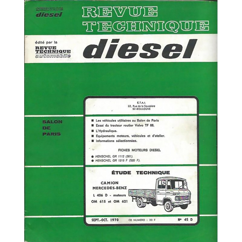 Revue Technique L 406 D Revue Technique L 406 D