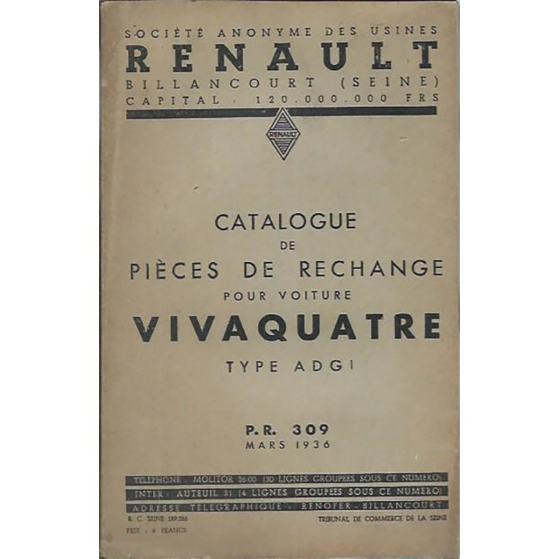 Catalogue de Pieces ADG 1 Catalogue de Pieces ADG 1