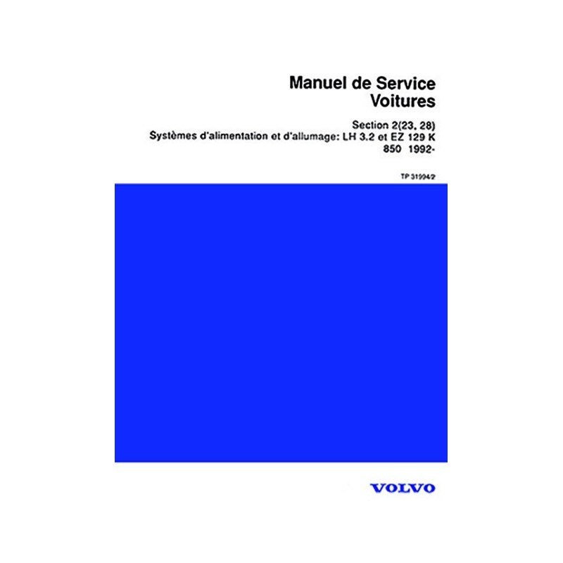 Manuel Alimentation / Allumage Manuel Alimentation / Allumage