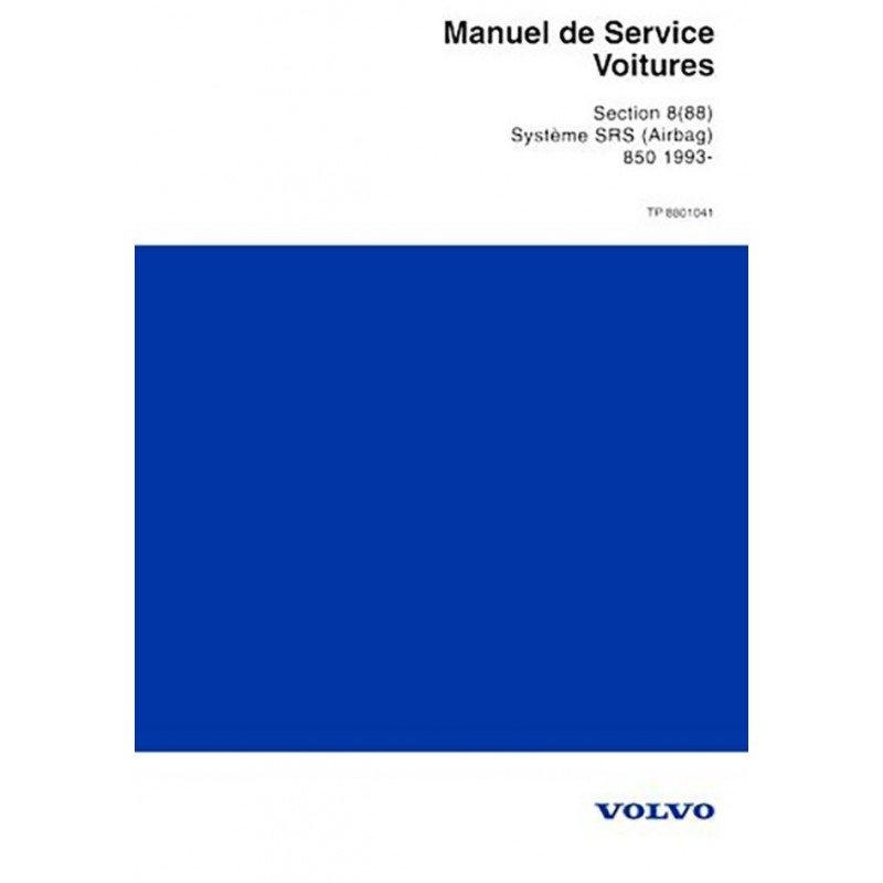 Manuel d' Atelier Airbag (SRS) Manuel d' Atelier Airbag (SRS)