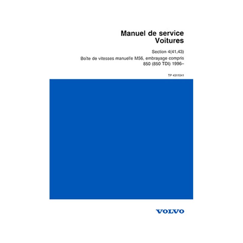 Manuel Reparation BV M 56 Manuel Reparation BV M 56