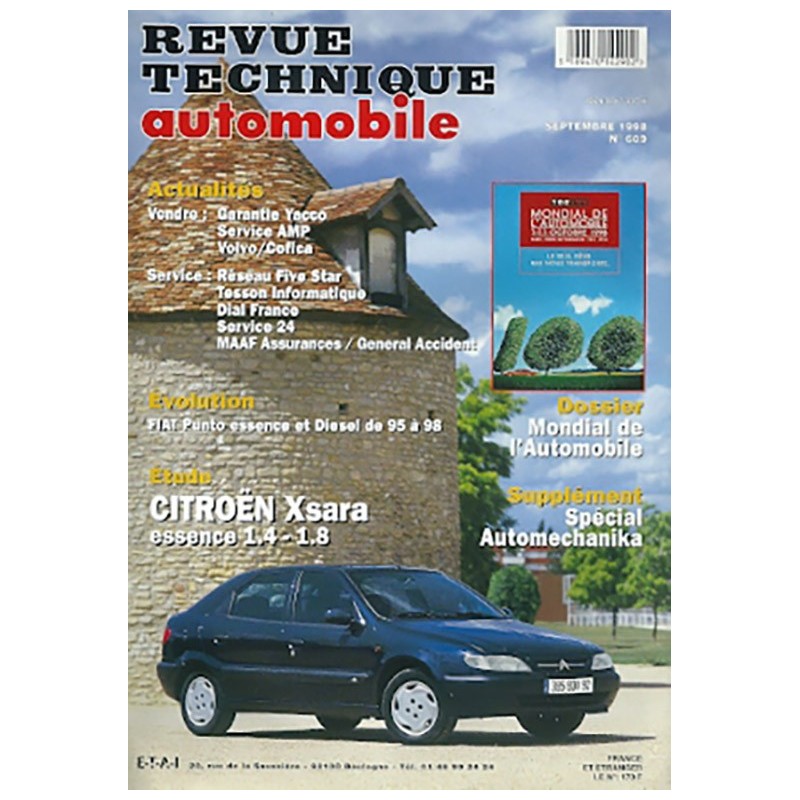 Revue Technique 1998 Revue Technique 1998