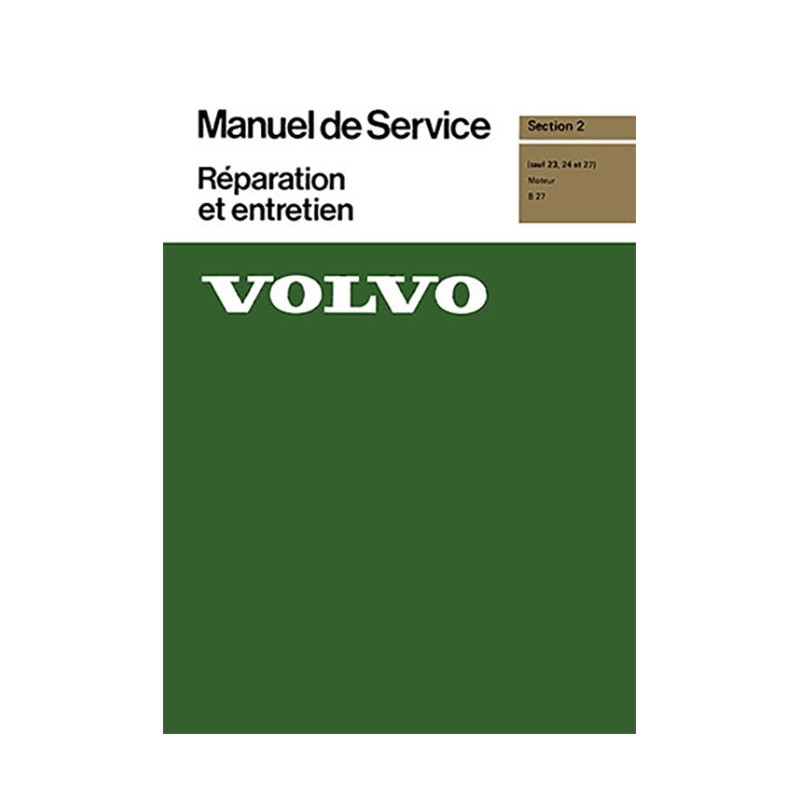 Manuel Reparation Moteur B 27 E Manuel Reparation Moteur B 27 E