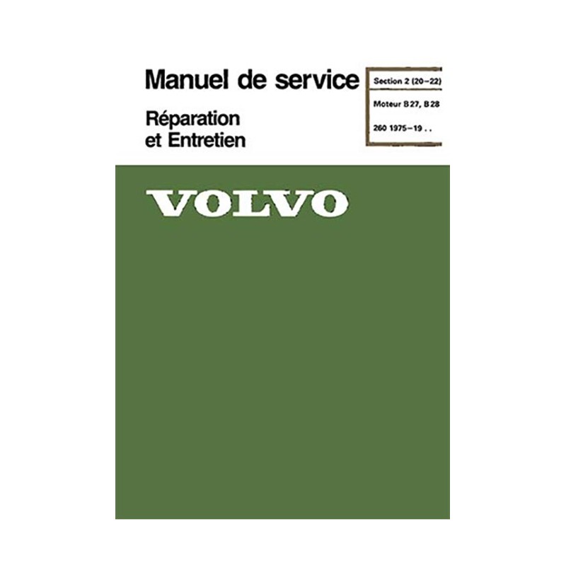 Manuel de Reparation B 27 / B 28 Manuel de Reparation B 27 / B 28