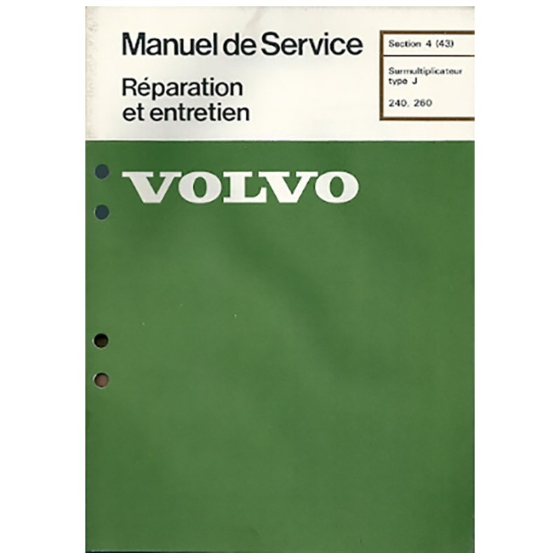 Manuel d Atelier Surmultiplicateur Manuel d Atelier Surmultiplicateur