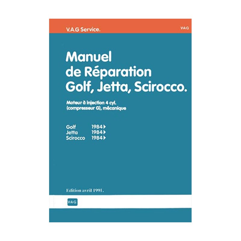 Manuel Reparation Golf 2 GTi