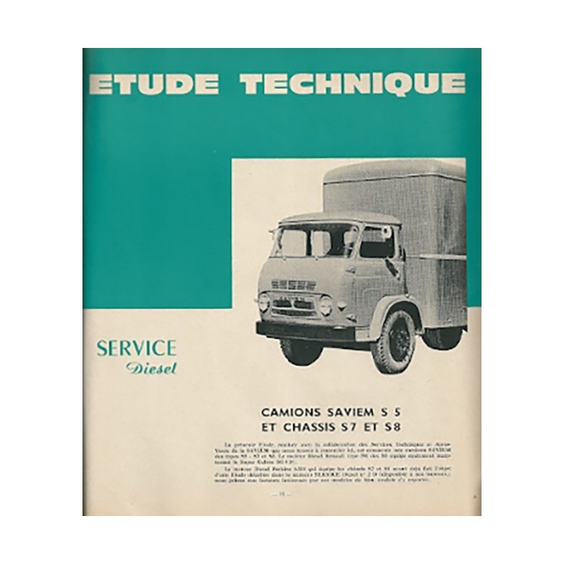 Revue Technique S5 / S7 / S8 Revue Technique S5 / S7 / S8