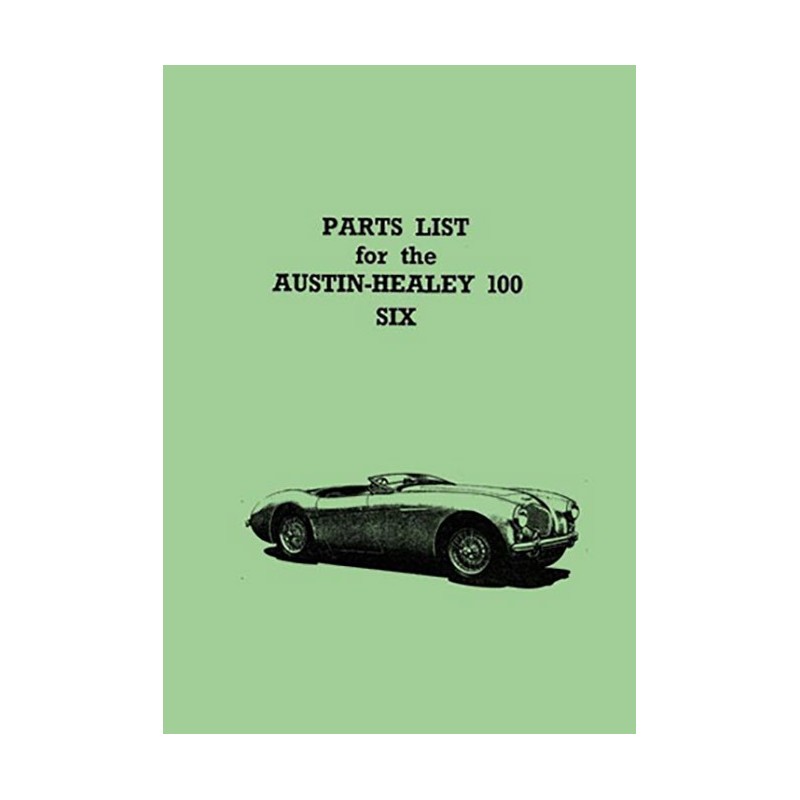 Catalogue de Pieces 100/6 Catalogue de Pieces 100/6
