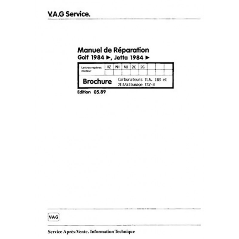 Manuel Reparation Carburateur Manuel Reparation Carburateur