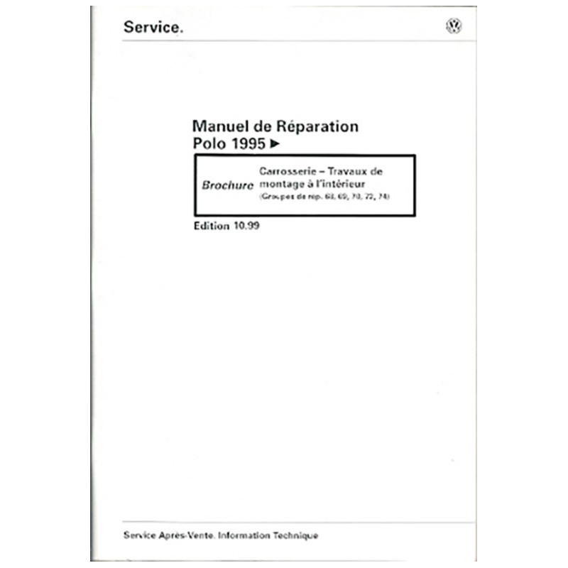 Manuel Reparation Carrosserie