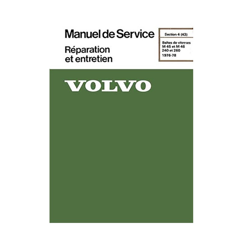 Manuel Reparation BV M 45 / M 46 Manuel Reparation BV M 45 / M 46