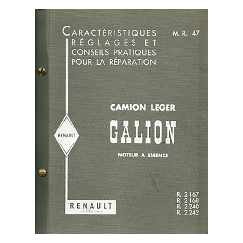 Manuel de Reparation 1960 Manuel de Reparation 1960