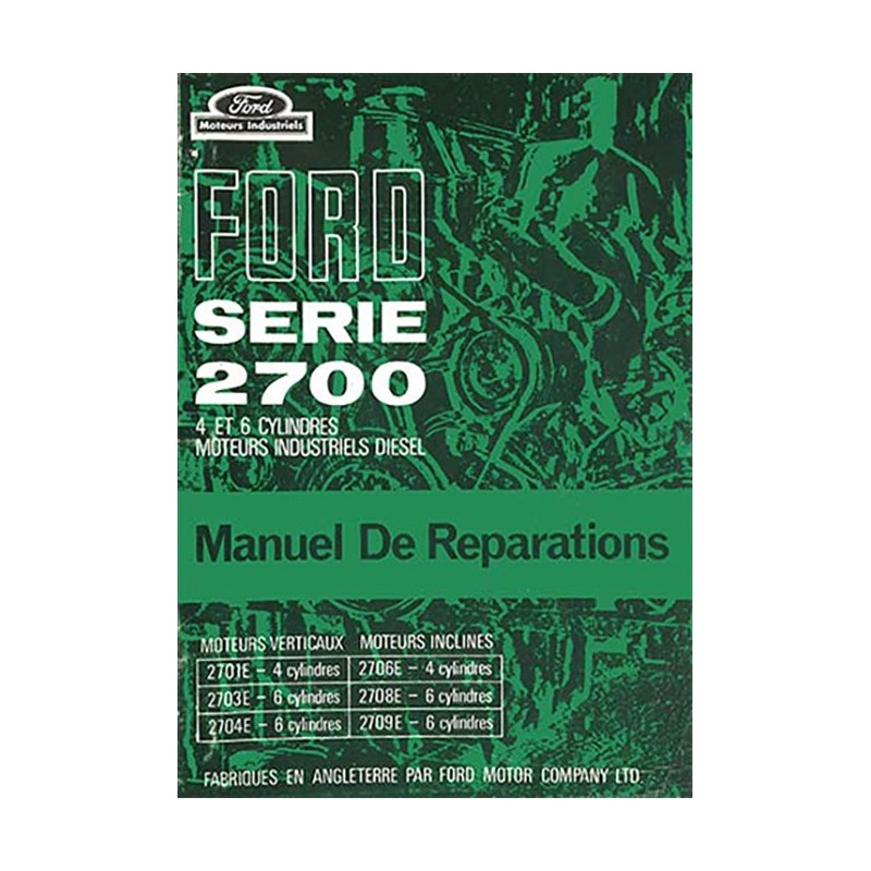 Manuel de Reparation Moteurs