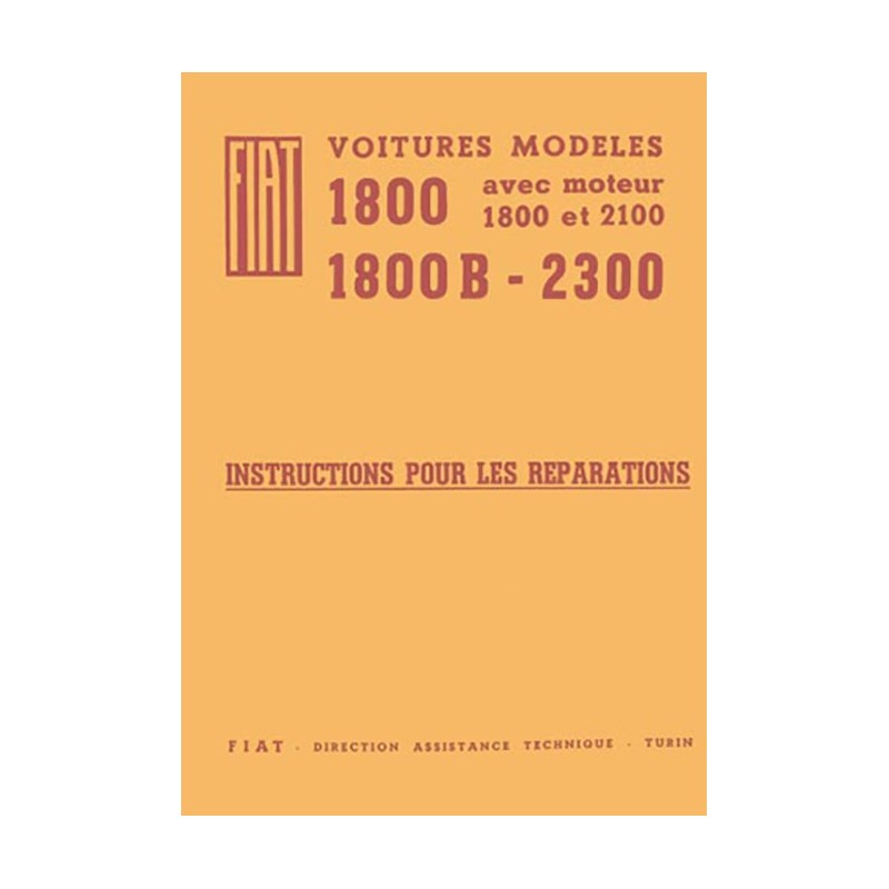 Manuel de Reparation Manuel de Reparation
