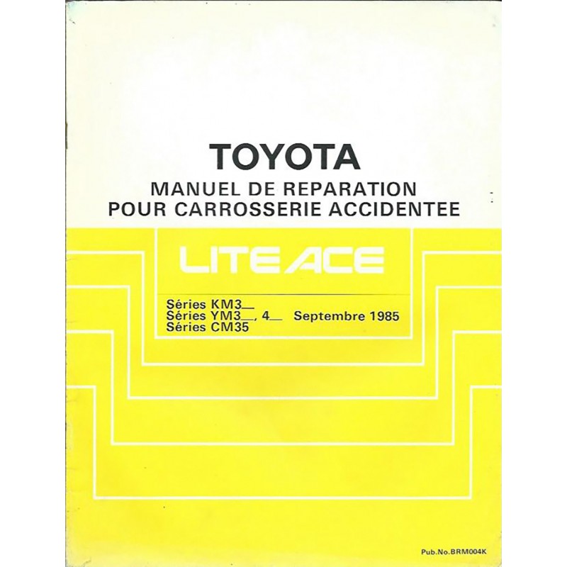 Manuel Atelier Carrosserie 1985 Manuel Atelier Carrosserie 1985