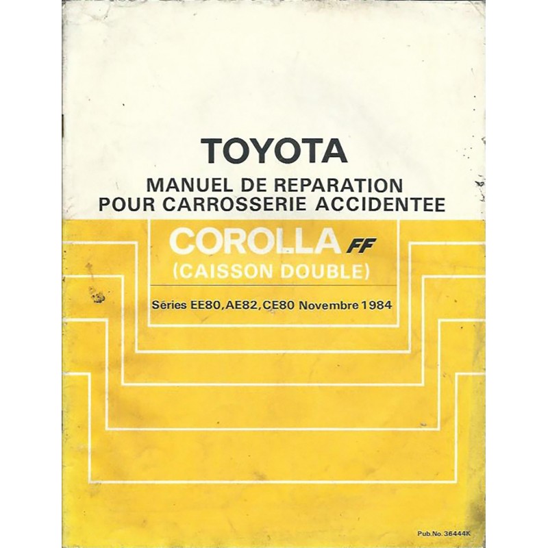 Manuel Atelier Carrosserie 1984 Manuel Atelier Carrosserie 1984