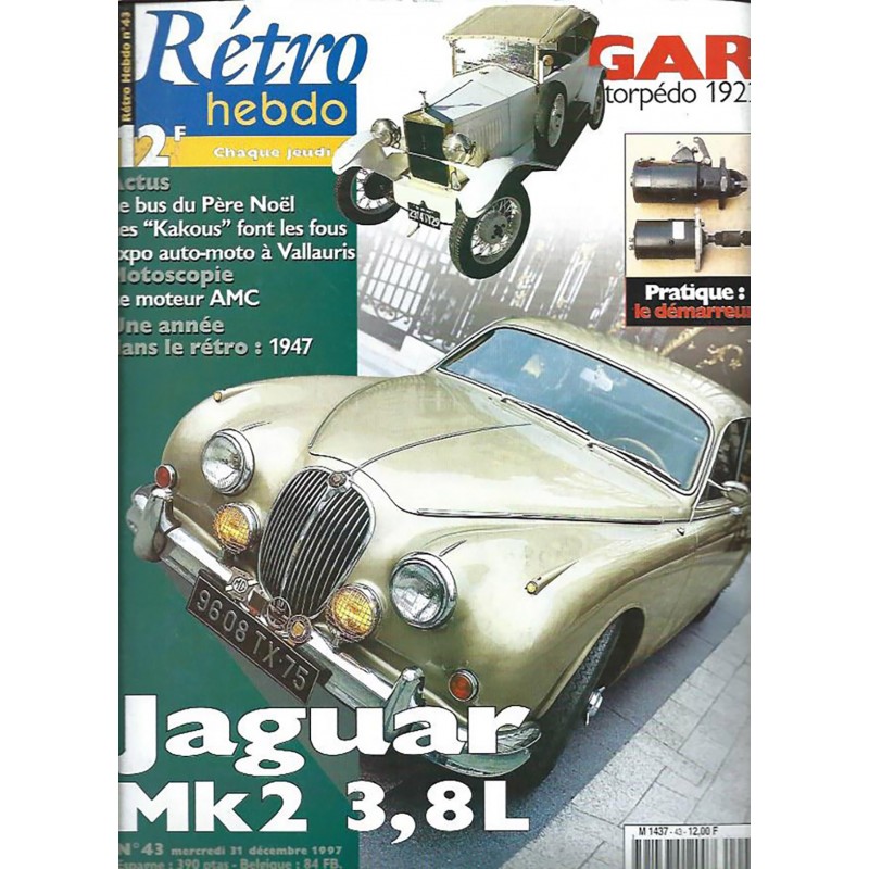 Retro Hebdo N° 43 Retro Hebdo N° 43