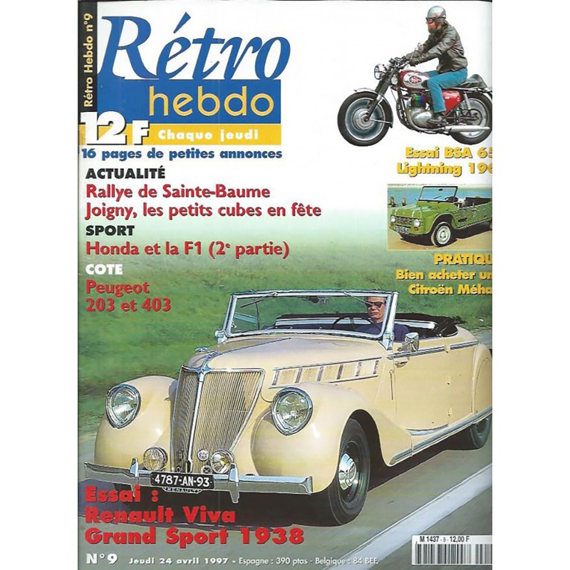Retro Hebdo N° 9 Retro Hebdo N° 9