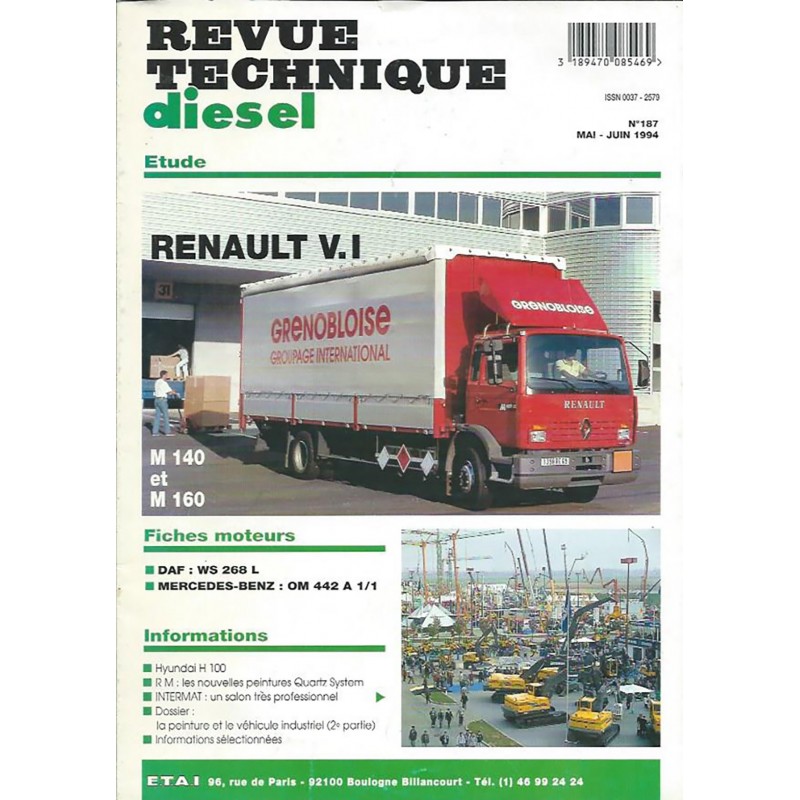 Revue Technique M140 / M 160 Revue Technique M140 / M 160