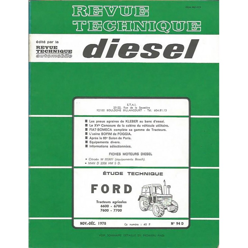 Revue Technique 6000 / 7000 Revue Technique 6000 / 7000