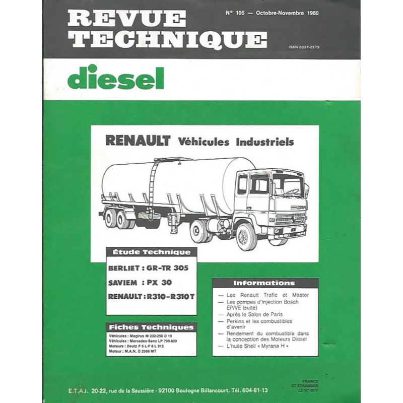 Revue Technique R310-R310T Revue Technique R310-R310T