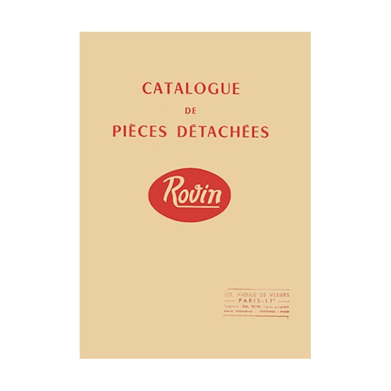 Catalogue de Pieces