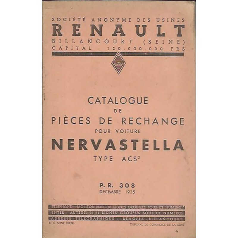 Catalogue de Pieces ACS 2 Catalogue de Pieces ACS 2